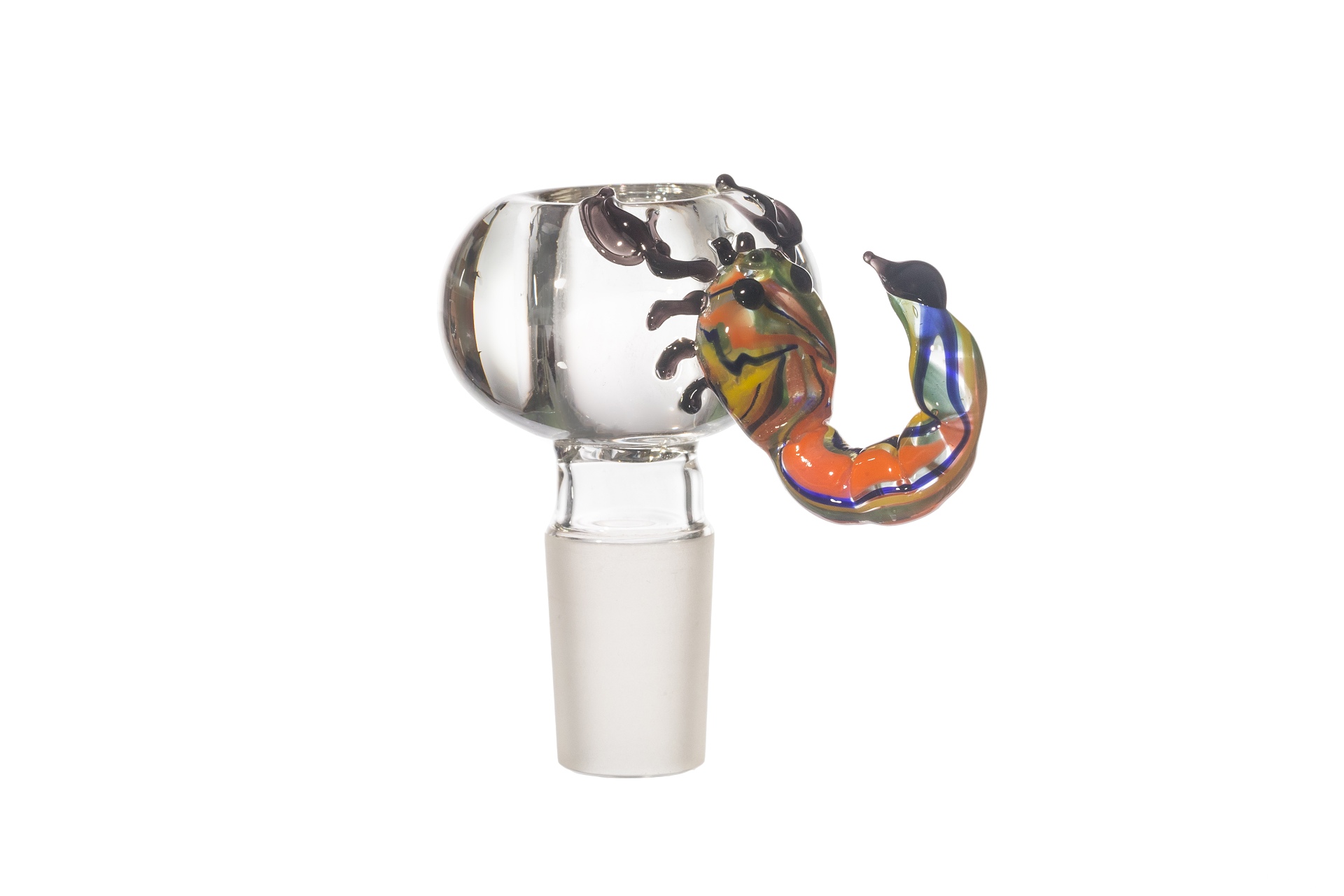 Glass on Glass Bong Bowl - Scorpion 18.8 mm